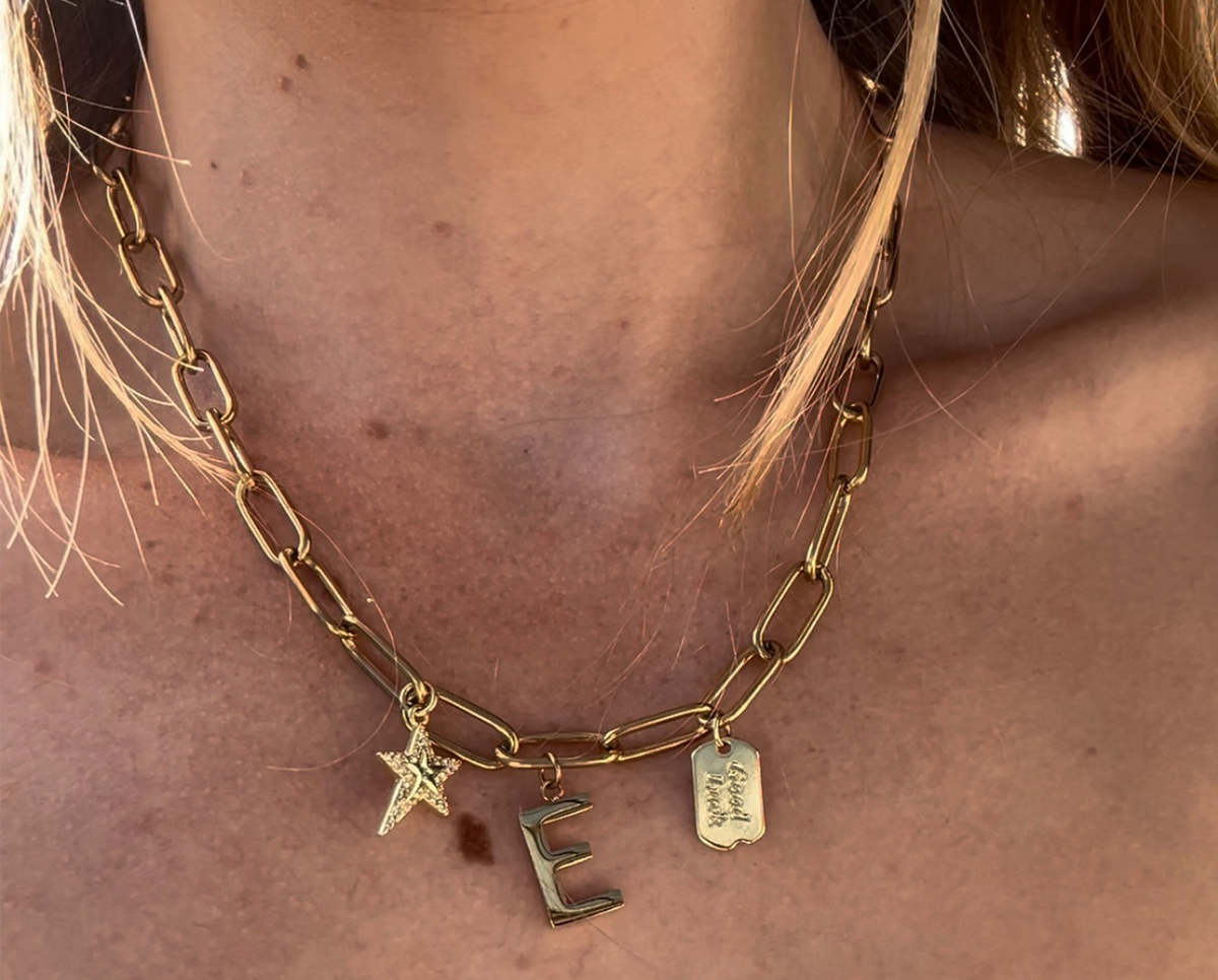 Custom charm necklace